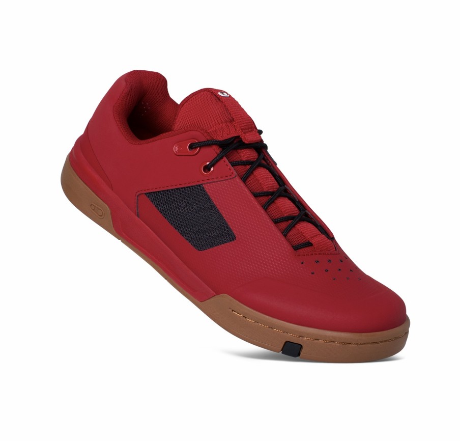 Crank Brothers Stamp Flat | Stamp Lace - Pump For Peace Edition Red/Gum