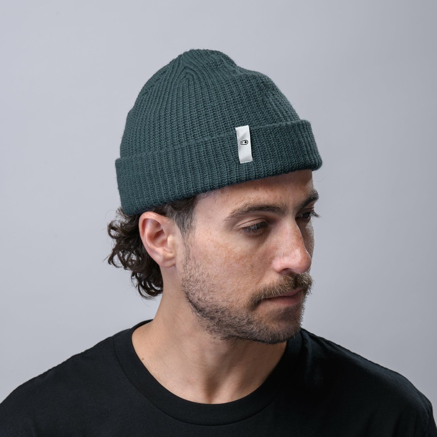 Crank Brothers Herrentextilien | Branded Beanie Blue