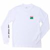 Crank Brothers Herrentextilien | Champions Long Sleeve Tee White