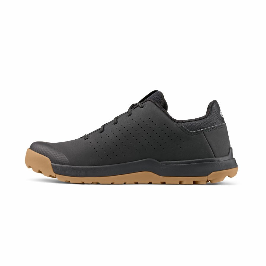 Crank Brothers Stamp Trail Flat | Stamp Trail Lace Flat Shoes Black/Gum