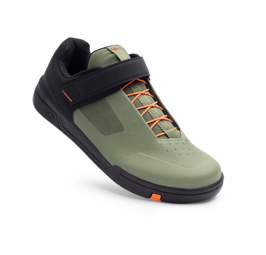 Crank Brothers Stamp Flat | Stamp Speed Lace Green/Orange