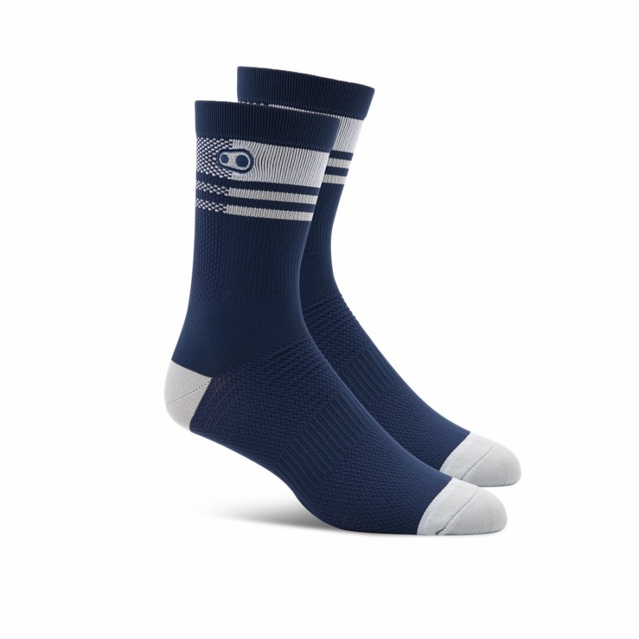 Crank Brothers Socken | Icon Mtb Socks - Navy/Silver