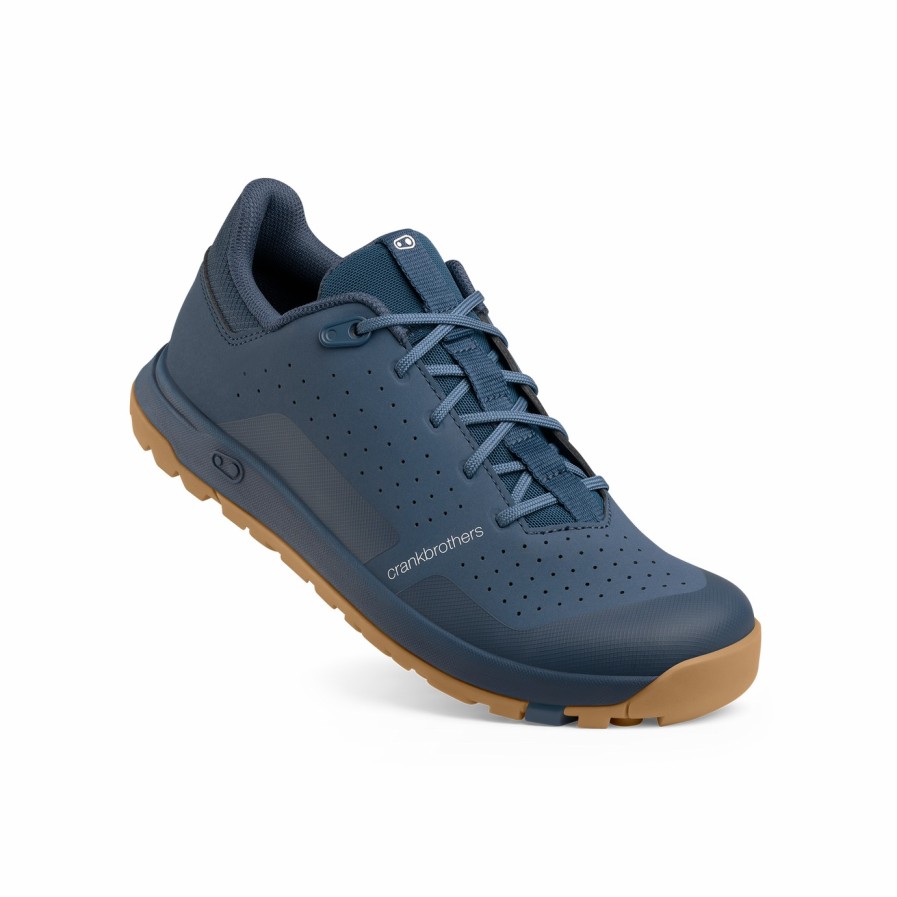 Crank Brothers Stamp Trail Flat | Stamp Trail Lace Flat Shoes Navy/Gum