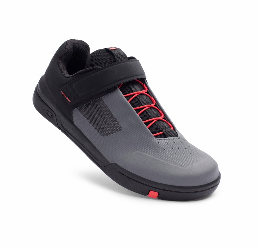 Crank Brothers Stamp Flat | Stamp Speed Lace Grey/Red