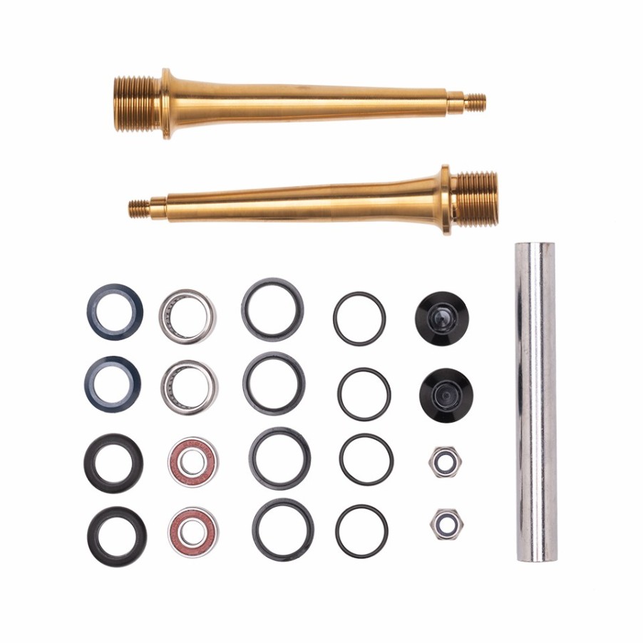 Crank Brothers Pedale Zubehor | Titanium Spindle Upgrade Kit