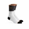 Crank Brothers Socken | Icon Casual Sock - White/Grey/Gum