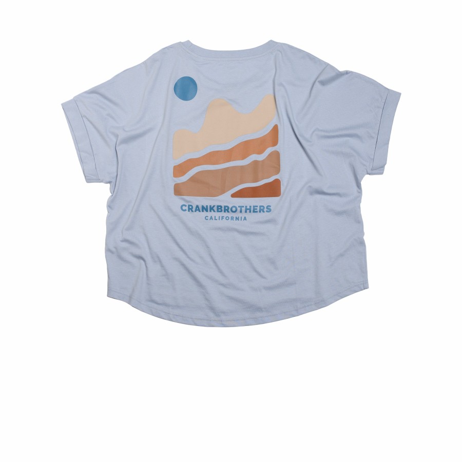 Crank Brothers Frauentextilien | Big Bend Tee - Women'S Blue