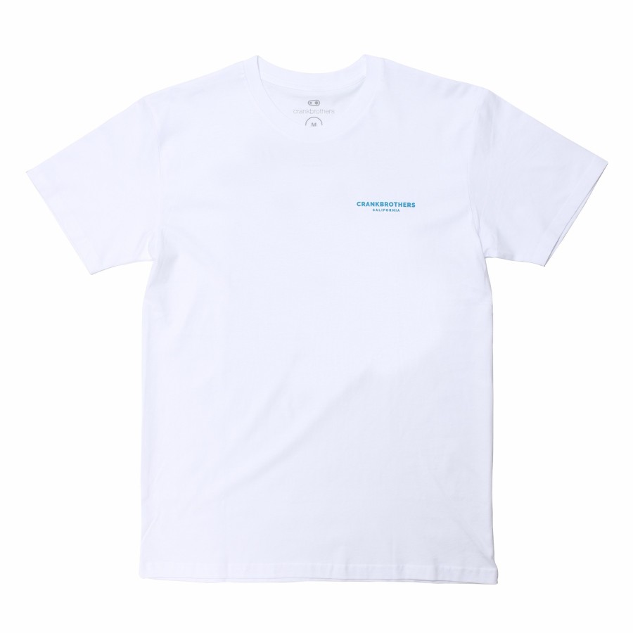 Crank Brothers Frauentextilien | Big Bend Tee - Uni White