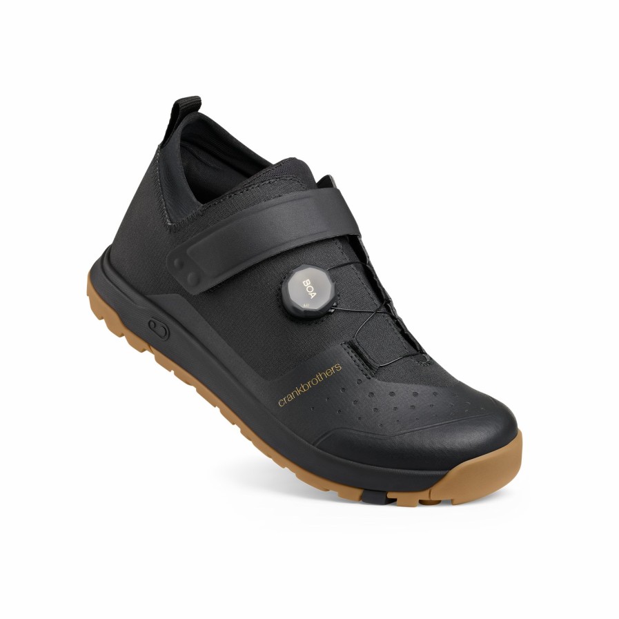 Crank Brothers Stamp Trail Flat | Stamp Trail Boa® Flat Shoes Black/Gold