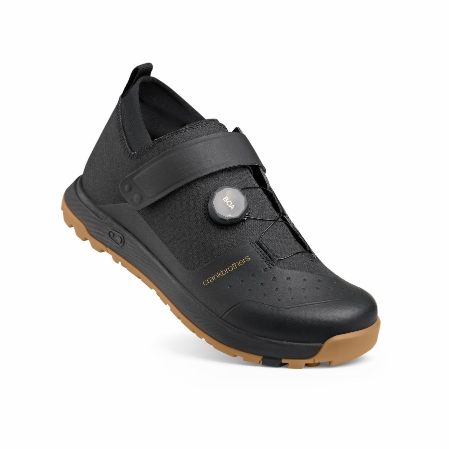 Crank Brothers Mallet Trail Clip-In | Mallet Trail Boa® Clip-In Shoes Black/Gold